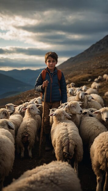 Photo le caractère de l'animal d'élevage