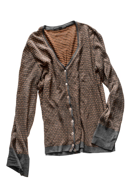 Cardigan en tricot isolé