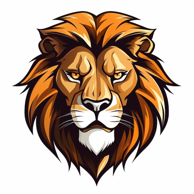 caricature de logo de lion