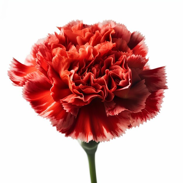 Photo carnation hyper détaillée très haute qualité isolée illustration générée par l'ia