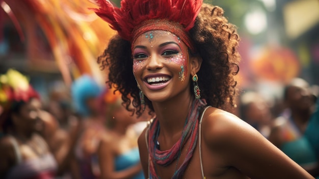 Carnaval à Barranquilla, en Colombie Un spectacle éblouissant de costumes vibrants de musique rythmique et de danses animées célébrant le riche patrimoine culturel et l'esprit festif de la ville