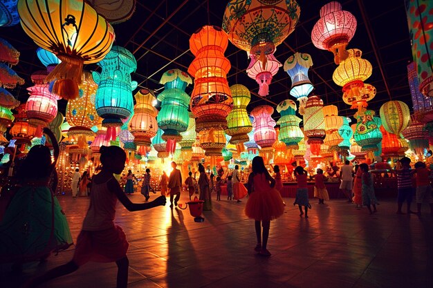 Le carnaval de Diwali est plein de joie.