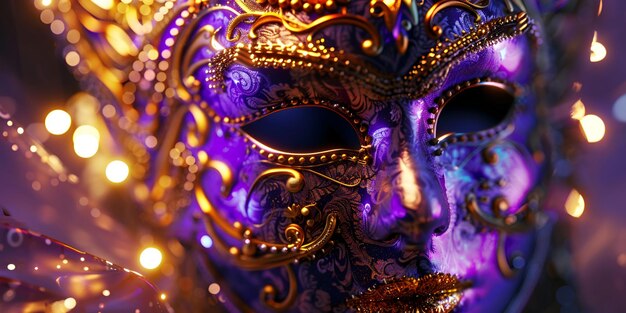 Le carnaval, la fête aux masques vénitiens, la mascarade, le déguisement