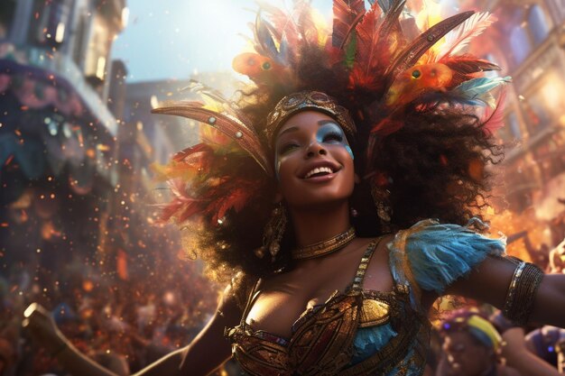 Les carnavals de Rio sont des fêtes de rue célèbres où Generative ai