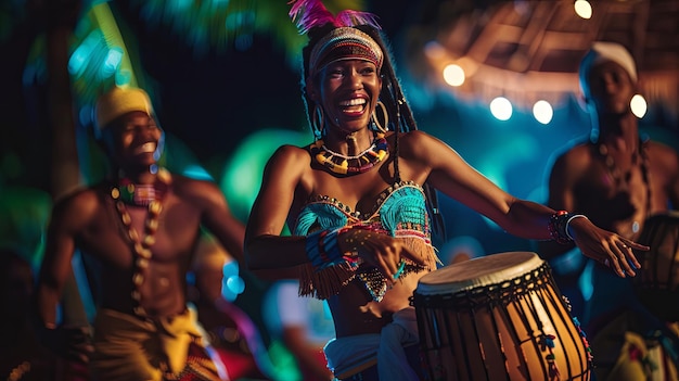 Carnavals des Seychelles Nuit de musique traditionnelle et de folklore