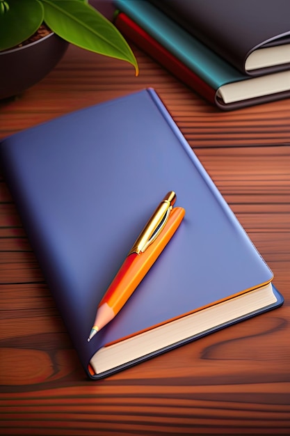 Carnet et stylo Concept d'enseignement à domicile Apprendre à domicile