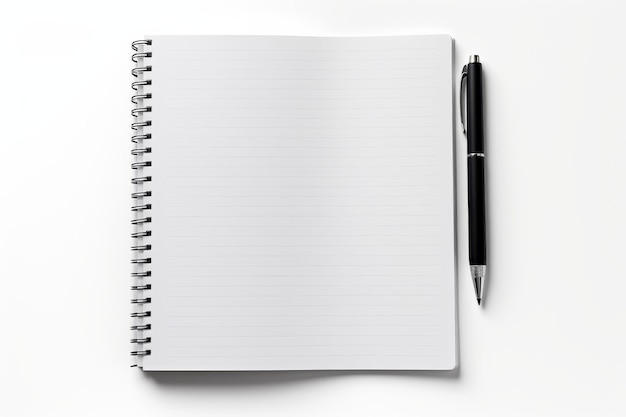 Le carnet et le stylo de l'outil Scribblers sur un fond transparent PNG sur une surface blanche ou claire