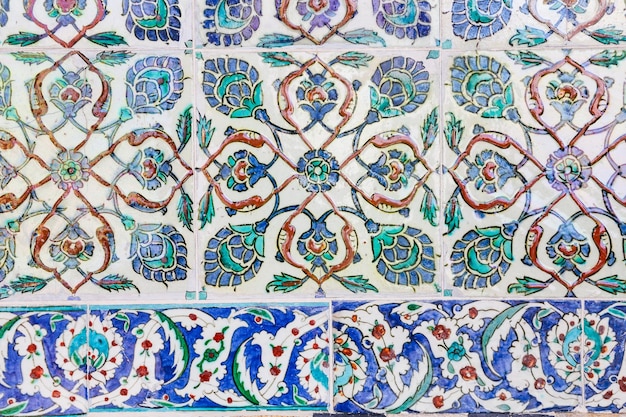 Carreaux bleus du palais de Topkapi