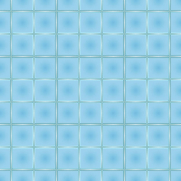 Photo carreaux carrés bleus avec un motif carré blanc.
