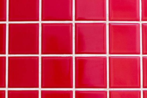 Carreaux de couleur rouge sur un mur de rio de janeiro.