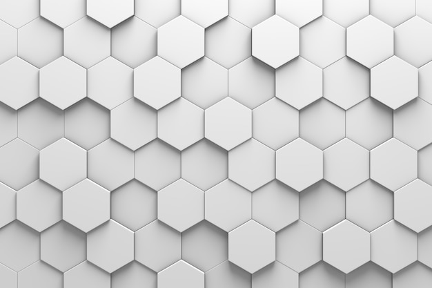 Carreaux hexagonaux 3D Pattern Wall