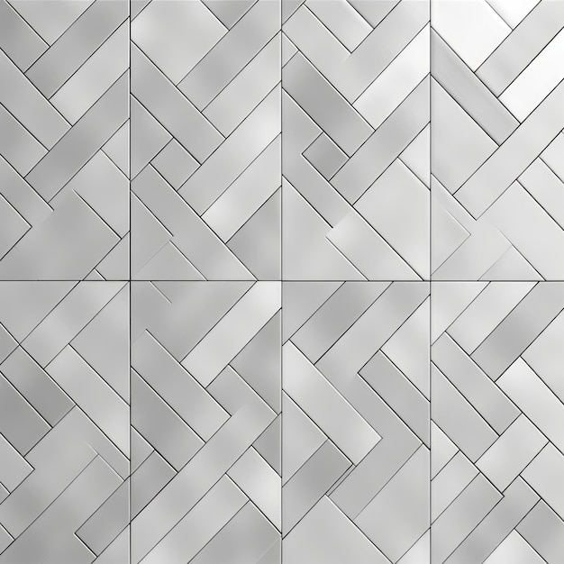 Carreaux de mur et de sol en céramique blanche ou grise classiques élégants et polyvalents