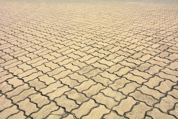 Photo carreaux de pavage à motifs, vieux fond de plancher de brique de ciment