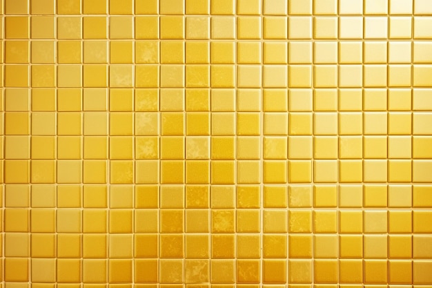 Carreaux radiants Mosaïque carrée dorée et jaune pour murs et sols en céramique