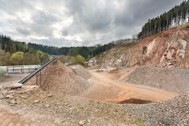 Carrière dans les Ardennes Belgique