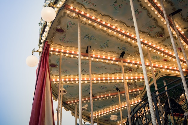 Carrousel de Noël sur la place rouge