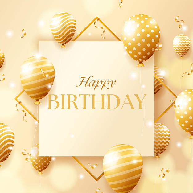 Carte d'anniversaire en jaune