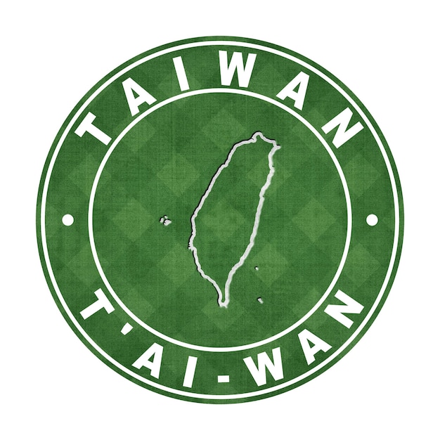 Carte du chemin de coupure du terrain de football de Taïwan