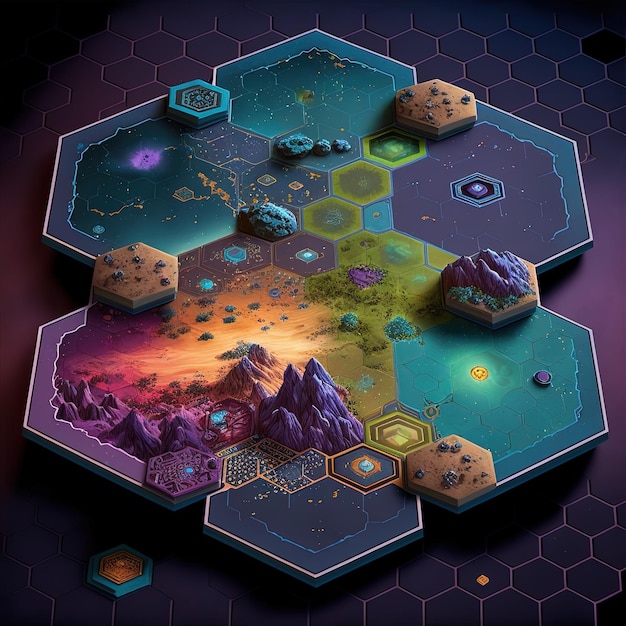 Carte du jeu de société Extraterrestrial Expeditions dans le thème Alien Planet