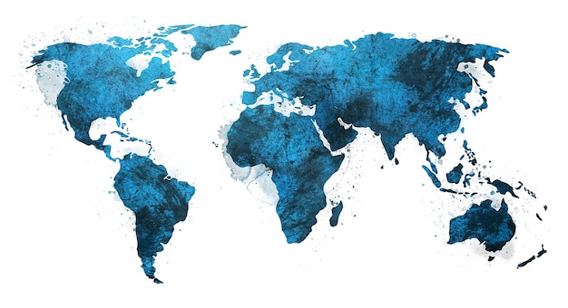 Carte du monde artistique