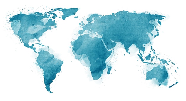 Carte du monde artistique