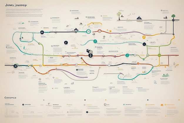 Photo carte du parcours du client