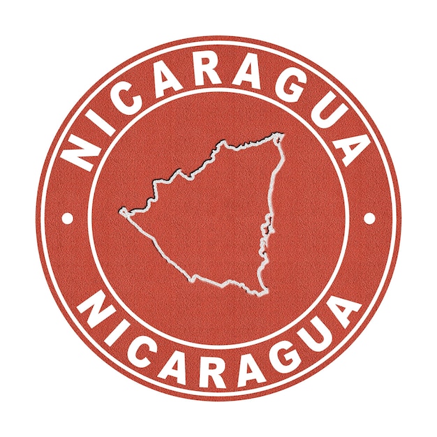 Carte du sentier de coupure du terrain de tennis du Nicaragua