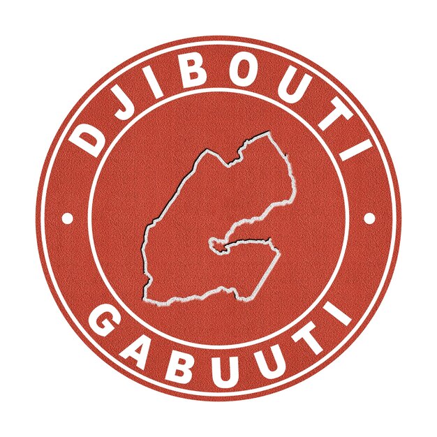 Carte du sentier de découpage des courts de tennis de Djibouti