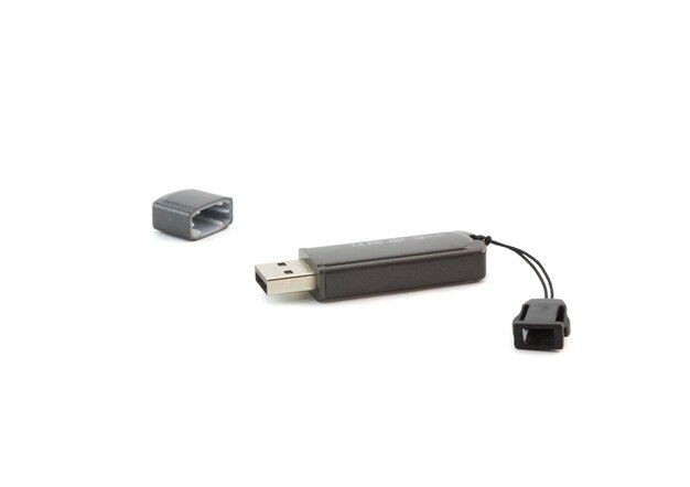 Carte flash USB. Isolé sur blanc