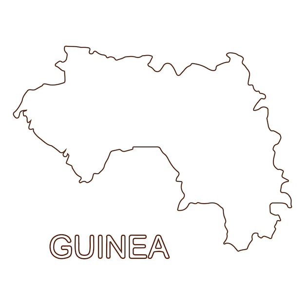 Carte de la Guinée