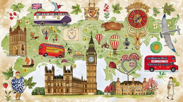 La carte de Londres