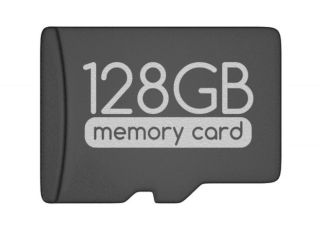 Carte mémoire MicroSD.