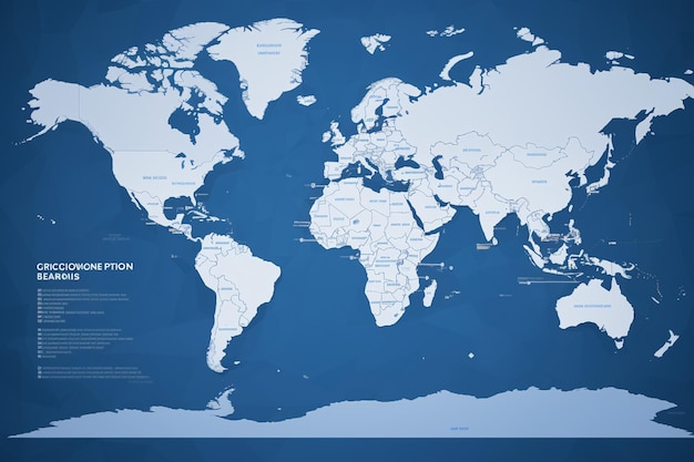 Carte mondiale de la logistique