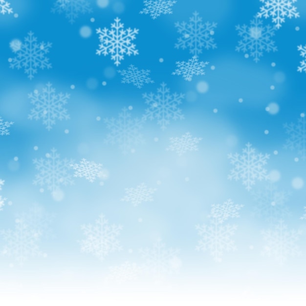 Carte de Noël motif de fond décoration d'hiver flocons de neige flocons de neige carré copyspace copie espace