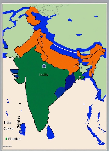 une carte avec le nom d'Indien dessus