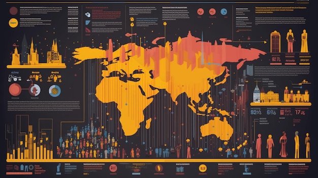 Carte de la population mondiale