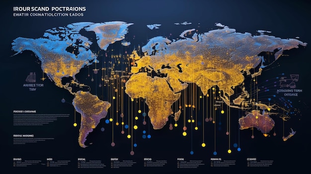 Carte de la population mondiale