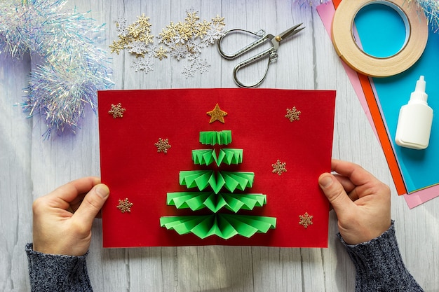 Carte postale DIY pour Noël