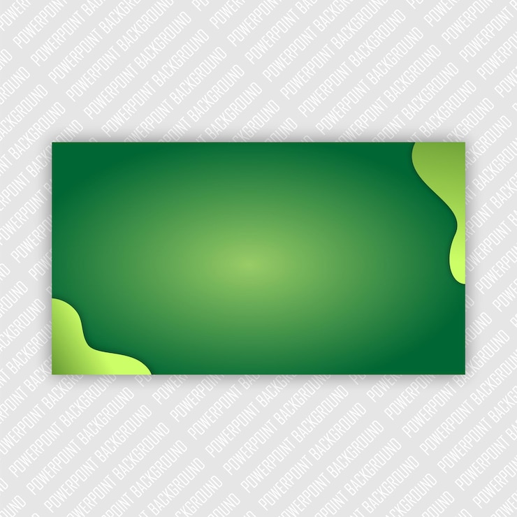 Photo une carte verte avec un fond vert avec un motif dessus