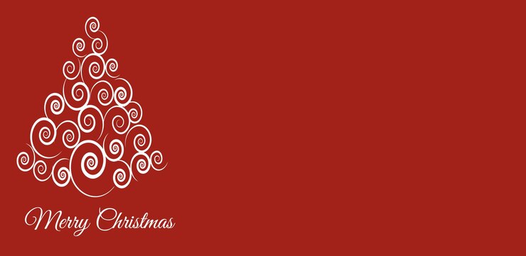 Photo carte de vœux pour l'arbre de noël image hd