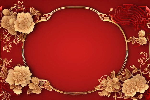 Carte de vœux pour le Nouvel An chinois