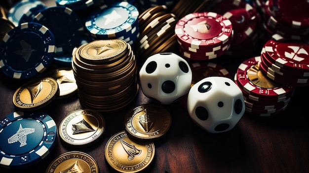 Cartes de casino roulette jeu vie nocturne casino en ligne poker virtuel Texas Hold'em poker karts jeux de hasard obtenir des jetons de bannière de fond de jeu chanceux