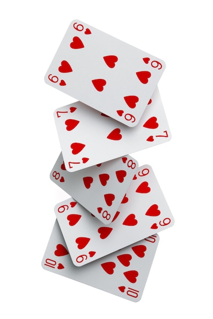 Cartes quinte flush tombant