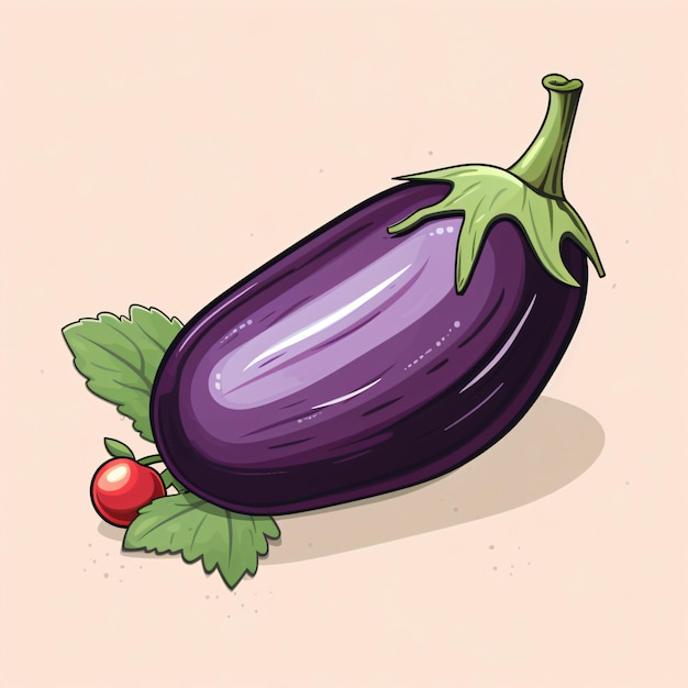 Cartoon d'illustration de légumes frais