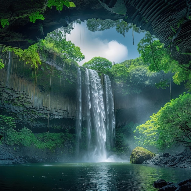 Une cascade à couper le souffle