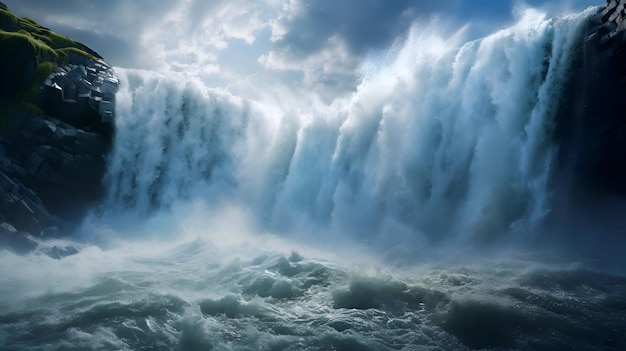 La cascade de Gullfoss en Islande