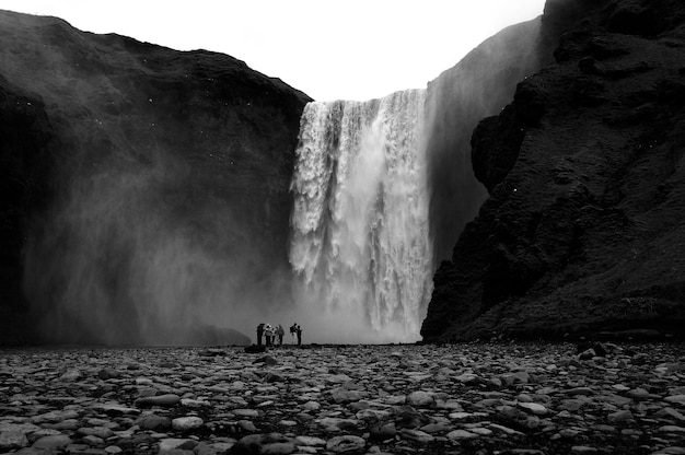 Photo cascade de l'islande