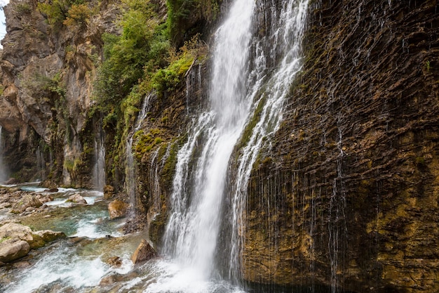 Cascade de Kapuzbasi, province de Kayseri, Turquie