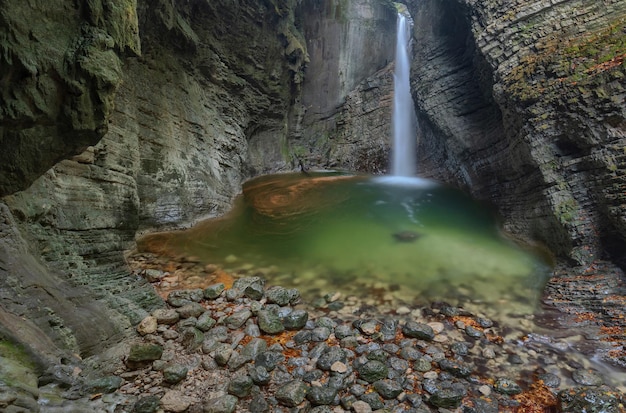 Cascade de Kozjak Slovénie