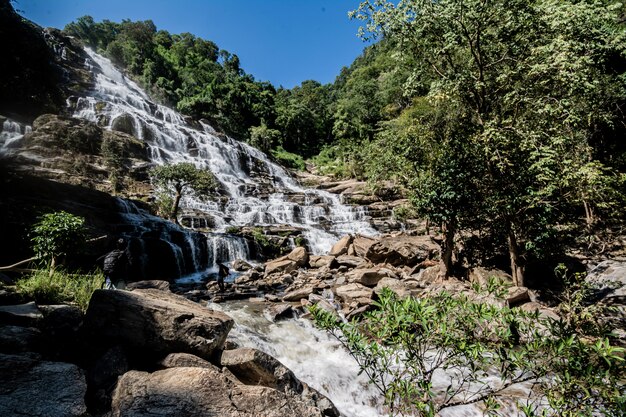 Cascade de Mae Ya à Chang Mai Thaïlande